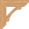 Ekena Millwork Legacy Slat Smooth Bracket w/ Offset Brace, Western Red Cedar, 7 1/2"W x 26"D x 26"H BKT0806X26X26LEC06SWR - alternate 4
